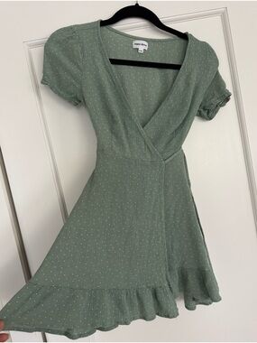 Superdown Sage Wrap Dress (by Revolve) - Size XXS